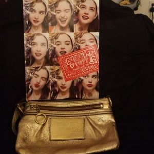 Coach Bags - COACH POPPY Gold leather large wristlet Coach Bags - COACH POPPY Gold leather large wristlet